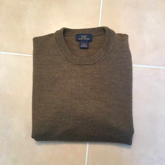 Brooks Brothers Brown Wool Sweater - Picture 3 of 4